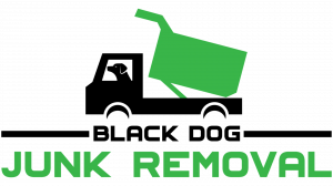 Black Dog Junk Removal Logo